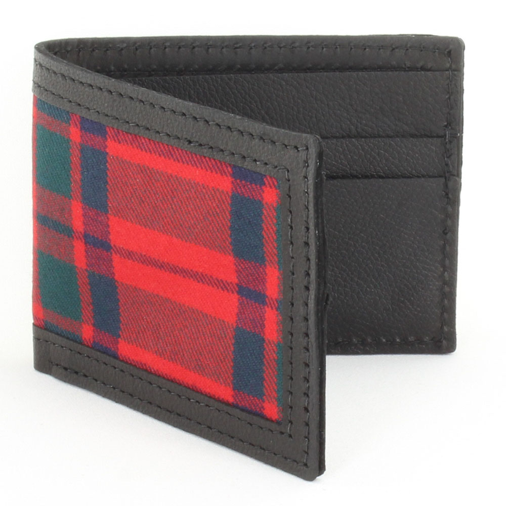 Tartan Wallet, Scottish Leather, MacKintosh Tartan